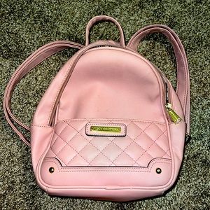 Juice Couture small pink back pack